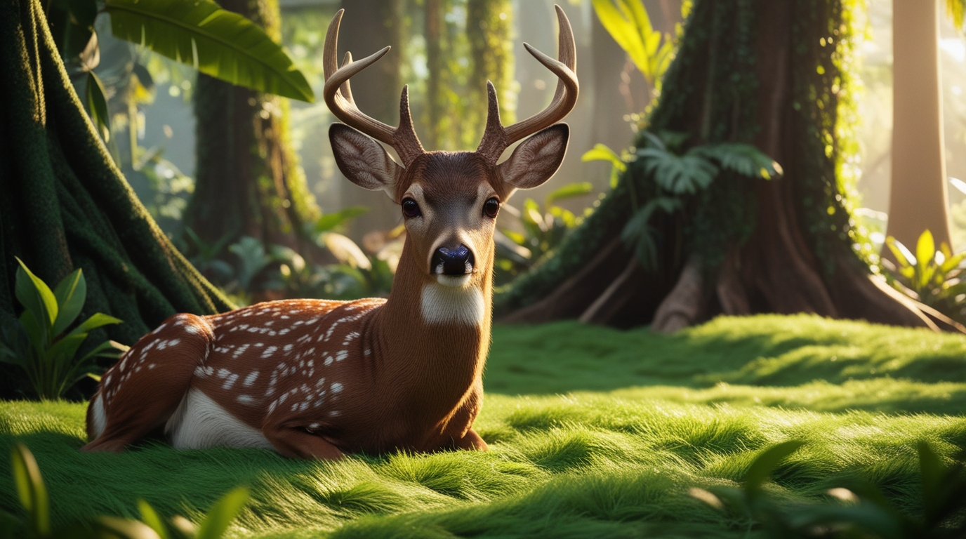 Hunting deer