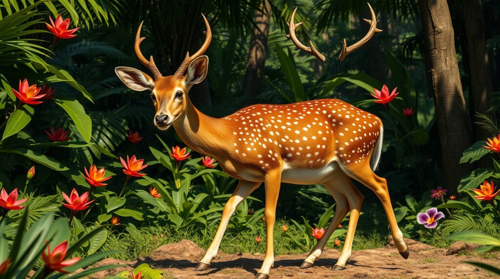 Hunting deer