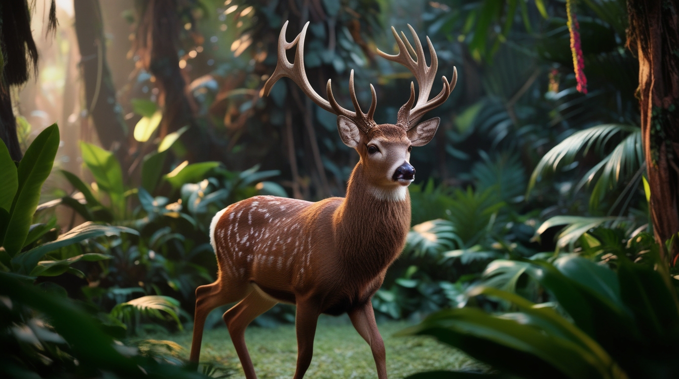 Hunting deer