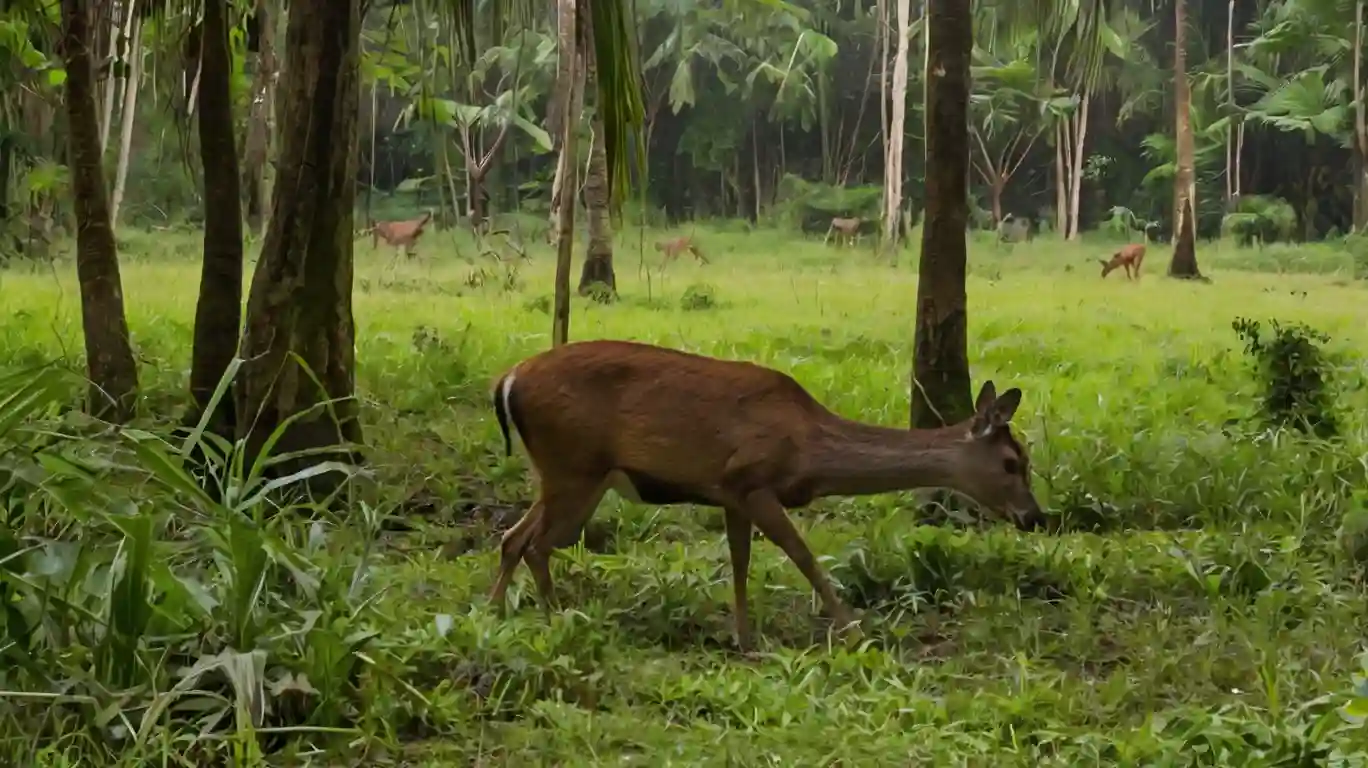 Hunting deer